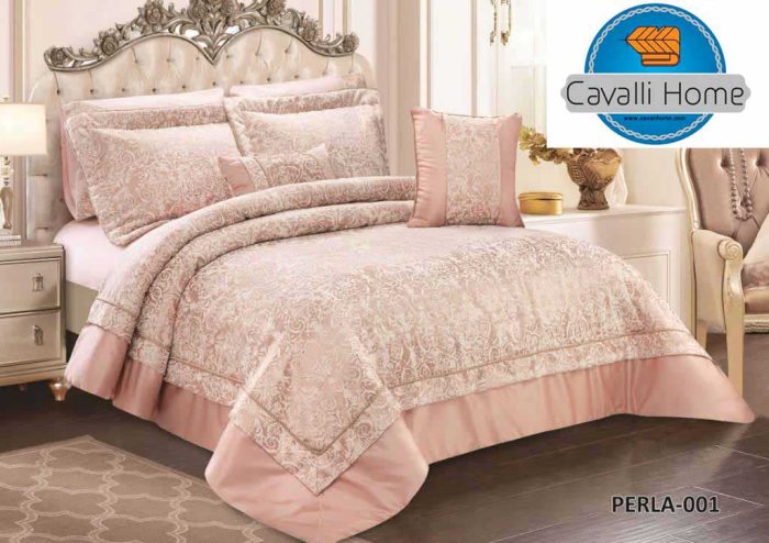 سرویس روتختی کاوالی هوم مدل صورتی Perla