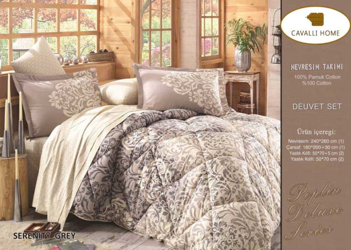 سرویس روتختی کاوالی هوم مدل SERENITY GREY