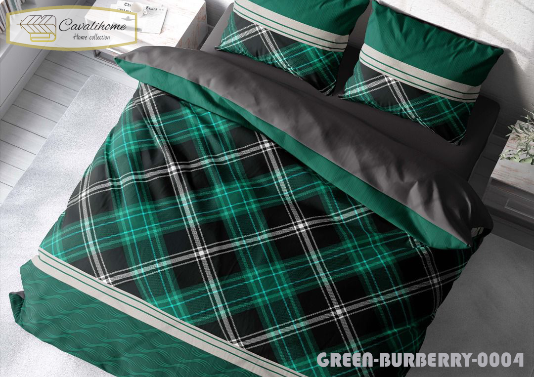روتختی چاپی کاوالی هوم مدل GREEN-BUTBERRY