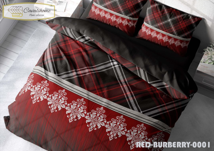 روتختی چاپی کاوالی هوم مدل RED-BUTBERRY