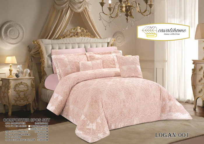 سرویس روتختی کاوالی هوم طرح LOGAN دو نفره 8 تکه - Image 7