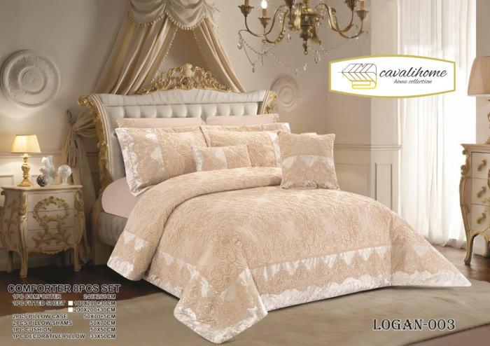 سرویس روتختی کاوالی هوم طرح LOGAN دو نفره 8 تکه - Image 5